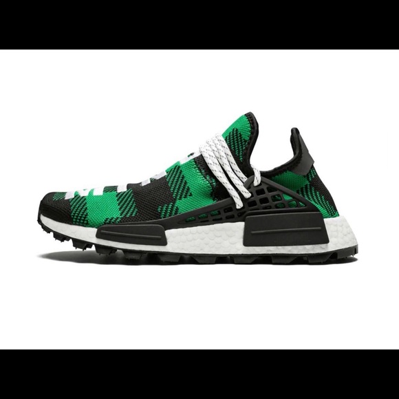Adidas Pharrell Williams HU NMD BBC Green Plaid - Picture 3 of 7